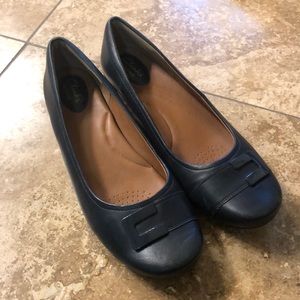 Clark’s Navy Flats - 9W